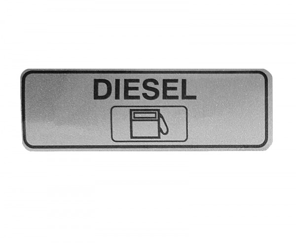 "Diesel" matrica (szürke színű)