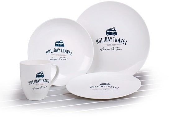 HOLIDAY TRAVEL PLA-Geschirr - Für 2 Personen